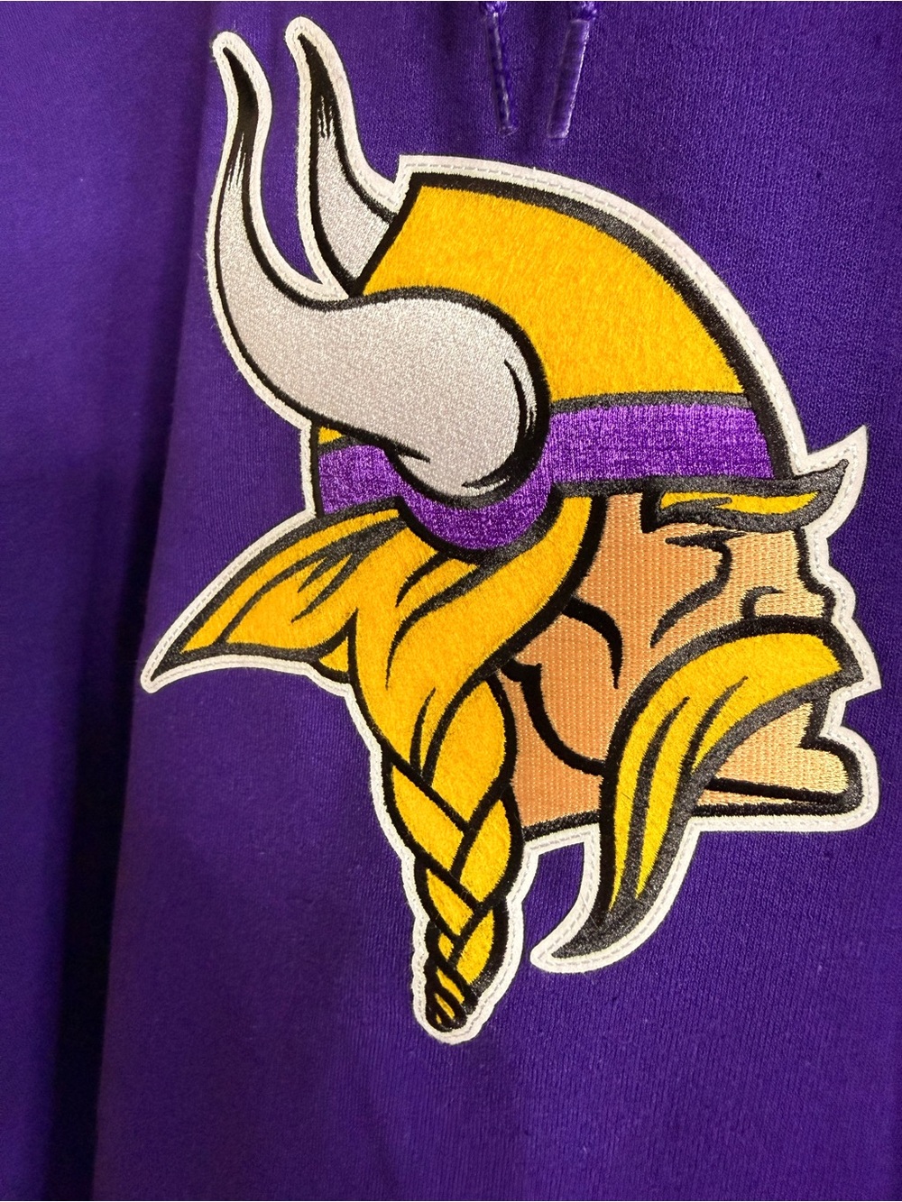 Beautiful NFL Team Apparel Minnesota Vikings Hoodie, 2XL